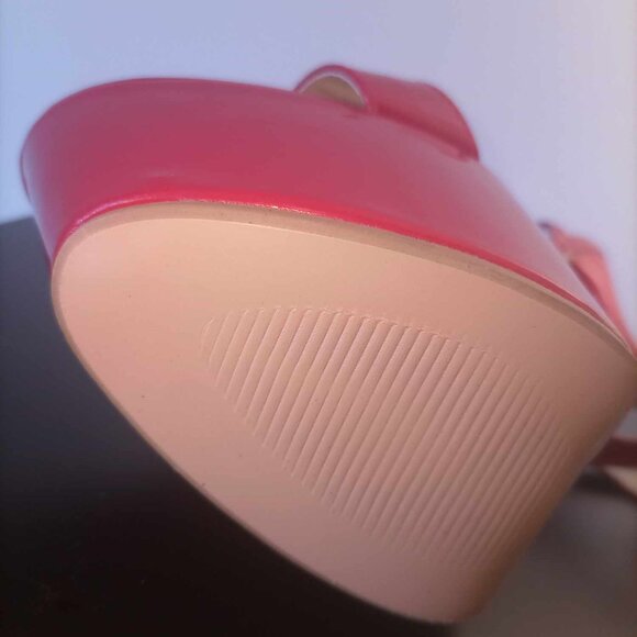 Niufuni Red Strappy Platform High Stiletto Heel - Picture 6 of 8